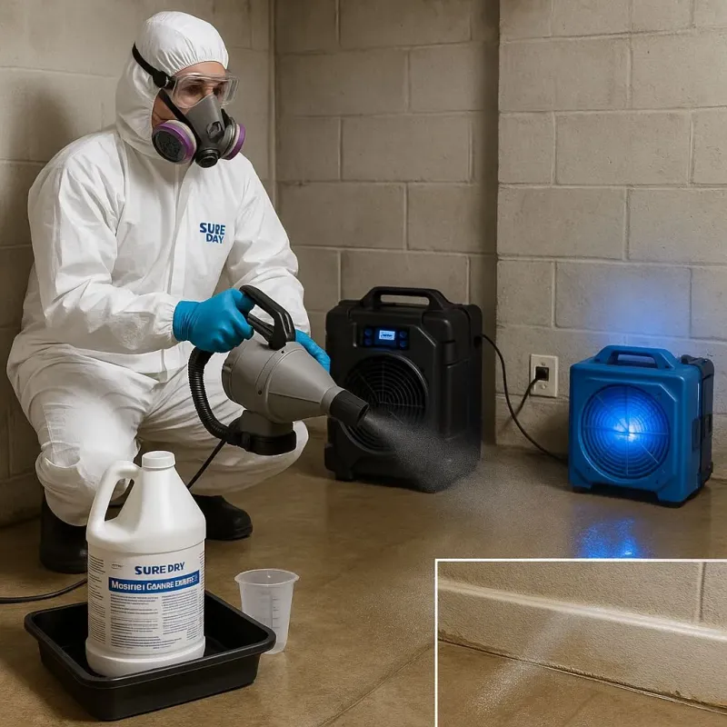 Sanitization and Odor Removal process in Lempster, NH