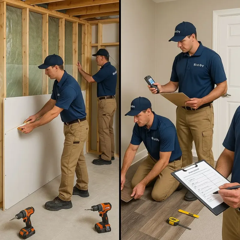 Repairs and Reconstruction process in Lempster, NH